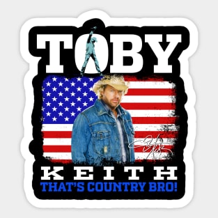 That's Country Music Bro Sticker